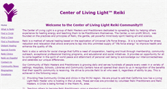 Desktop Screenshot of livinglightreiki.org