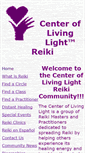 Mobile Screenshot of livinglightreiki.org